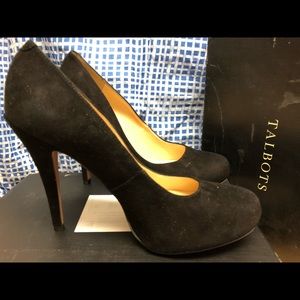 Talbot’s Black Suede Pumps size 8.5